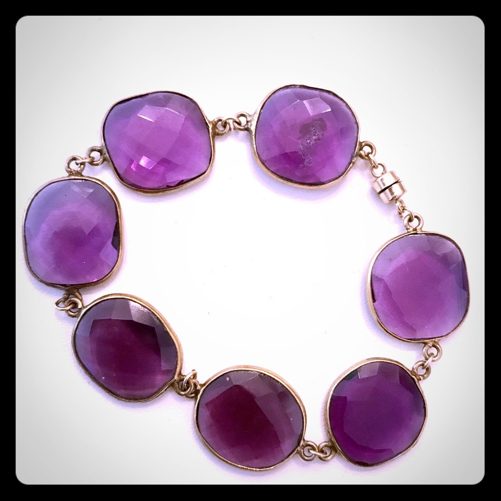 Amethyst bracelet